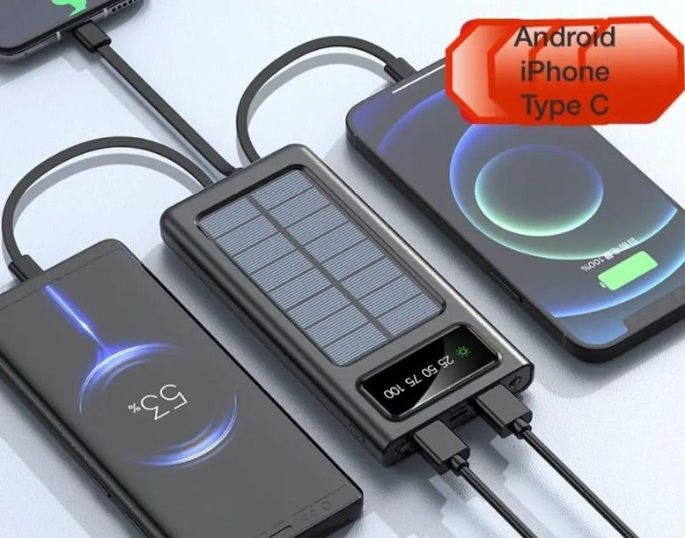 • Solar power bank 10000mAh Daily Gadget