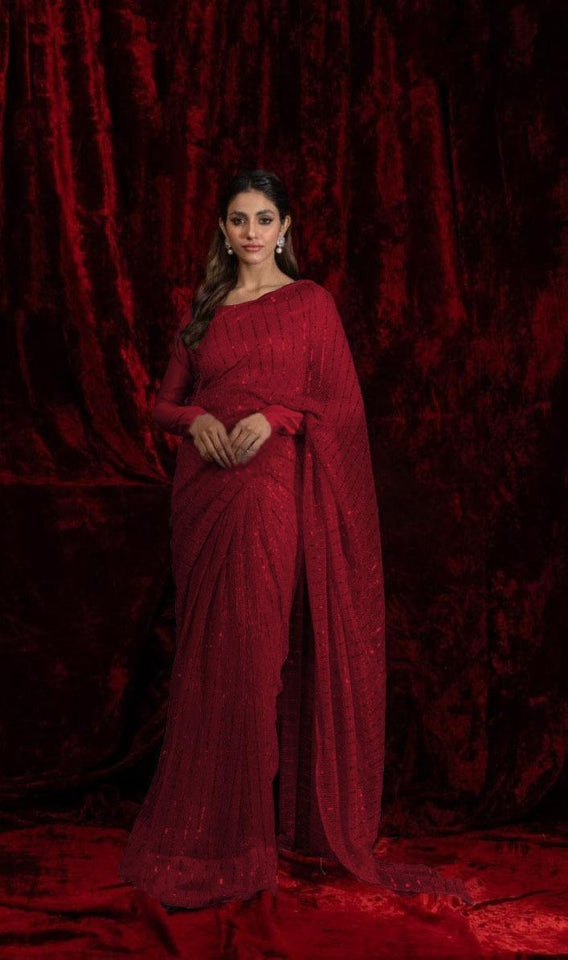 Shamoz Silk Women's wending Dress