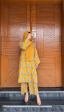 2 Pcs Women's Stitched Linen women dress